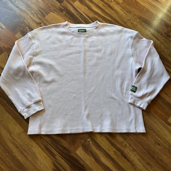 Daily Drills Pink Ribbed Top - Picture 8 of 16